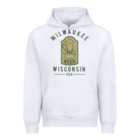 White shotz beer worn Urban Hoodie - FloraArt