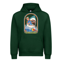Forest Green Stay Positive Classic Urban Hoodie - FloraArt