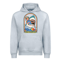 Heather Grey Stay Positive Classic Urban Hoodie - FloraArt