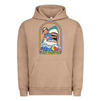 Pigment Burro Stay Positive Classic Urban Hoodie - FloraArt