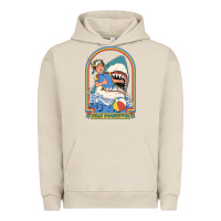 Pigment French Oak Stay Positive Classic Urban Hoodie - FloraArt