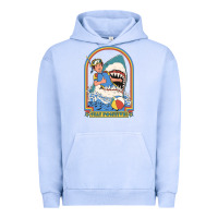 Pigment Grape Ice Stay Positive Classic Urban Hoodie - FloraArt