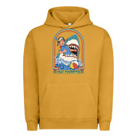 Pigment Peanut Butter Stay Positive Classic Urban Hoodie - FloraArt