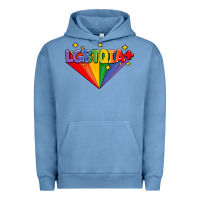 Pigment Pebble Blue lgbtqıa  pride week Urban Hoodie - AdoDesignShop