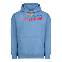 Pigment Pebble Blue the american honky tonk bar association, distressed   garth brooks Urban Hoodie - FloraArt