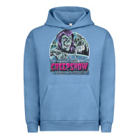 Pigment Pebble Blue creepshow 1 Urban Hoodie - FloraArt
