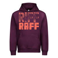 Mauve Wine riff raff, retro, punk, grunge. shabby style t shi Urban Hoodie - FloraArt