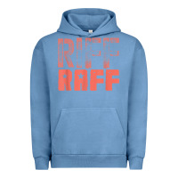 Pigment Pebble Blue riff raff, retro, punk, grunge. shabby style t shi Urban Hoodie - FloraArt