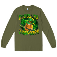 Army Green Ready to sham rock St. Patrick's Day Long Sleeve Tee - CowGirlArtShop