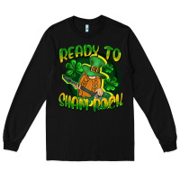 Black Ready to sham rock St. Patrick's Day Long Sleeve Tee - CowGirlArtShop