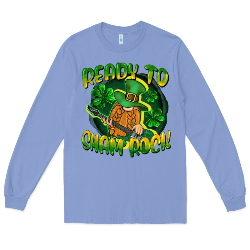 Ready To Sham Rock St. Patrick's Day Long Sleeve Tee by CowGirlArtShop | Teevron