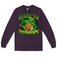 Plum Ready to sham rock St. Patrick's Day Long Sleeve Tee - CowGirlArtShop