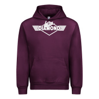Mauve Wine legs diamond Urban Hoodie - FloraArt