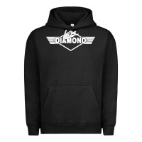 Pigment Black legs diamond Urban Hoodie - FloraArt