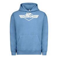 Pigment Pebble Blue legs diamond Urban Hoodie - FloraArt