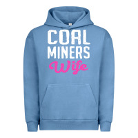 Pigment Pebble Blue coal miners wife t shirt Urban Hoodie - FloraArt