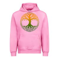 Fuchsia Pink tree of life merch Urban Hoodie - trangStudio