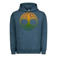 Pigment Midnight Navy tree of life merch Urban Hoodie - trangStudio