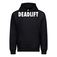 Black deadlift Urban Hoodie - FloraArt