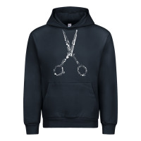 Navy Barber Hairdresser For Barbershop Owner Gift Haircut Stylist Urban Hoodie - trangStudio