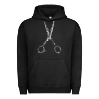 Pigment Black Barber Hairdresser For Barbershop Owner Gift Haircut Stylist Urban Hoodie - trangStudio