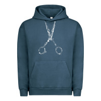 Pigment Midnight Navy Barber Hairdresser For Barbershop Owner Gift Haircut Stylist Urban Hoodie - trangStudio