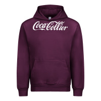 Mauve Wine Coca Collier Urban Hoodie - FloraArt