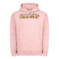 Pigment Salmon Snow White And The Seven Dwarfs Marching In Line Urban Hoodie - FloraArt