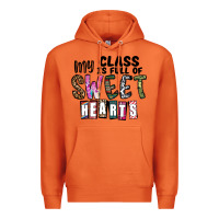 Carrot my class ısfull of sweet hearts Premium Hoodie - CowhideDigitalArt