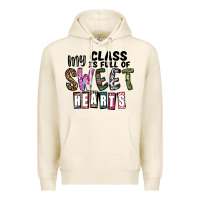 Tofu my class ısfull of sweet hearts Premium Hoodie - CowhideDigitalArt