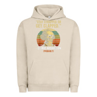 Pigment French Oak stay strapped or get clapped george washington Urban Hoodie - FloraArt