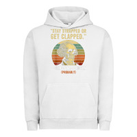 Pigment Lunar Rock stay strapped or get clapped george washington Urban Hoodie - FloraArt