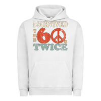 Pigment Lunar Rock I Survived The Sixties 60s Twice Urban Hoodie - FloraArt