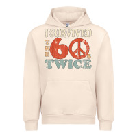 Sandshell I Survived The Sixties 60s Twice Urban Hoodie - FloraArt