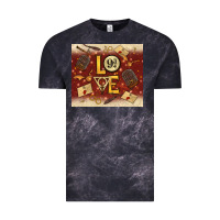 Cloud Black wizard love Vintage Tee - TumblerDesignByShophia