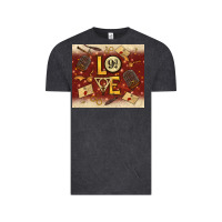 Vintage Black wizard love Vintage Tee - TumblerDesignByShophia