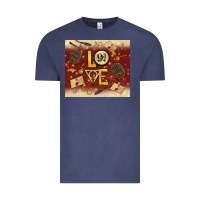 Vintage Denim wizard love Vintage Tee - TumblerDesignByShophia