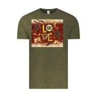 Vintage Olive wizard love Vintage Tee - TumblerDesignByShophia