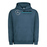 Pigment Midnight Navy formula one team Urban Hoodie - FloraArt