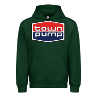 Forest Green town pump Urban Hoodie - FloraArt