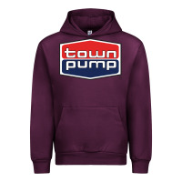 Mauve Wine town pump Urban Hoodie - FloraArt