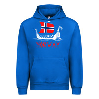 Cobalt boat norwegian flag norway viking ship norway Urban Hoodie - FloraArt