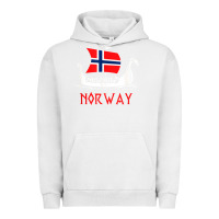 Pigment Lunar Rock boat norwegian flag norway viking ship norway Urban Hoodie - FloraArt