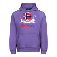 Tulip boat norwegian flag norway viking ship norway Urban Hoodie - FloraArt
