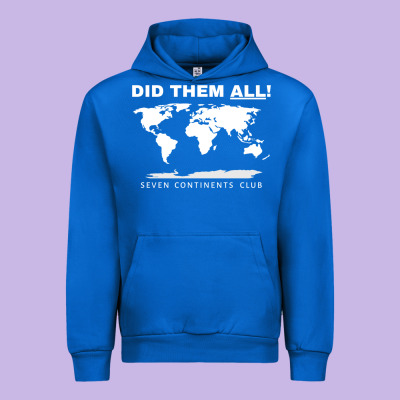 Seven Continents Shirt Urban Hoodie Designed By Floraart