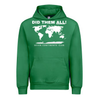 Emerald Seven Continents Shirt Urban Hoodie - FloraArt