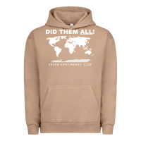 Pigment Burro Seven Continents Shirt Urban Hoodie - FloraArt