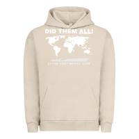 Pigment French Oak Seven Continents Shirt Urban Hoodie - FloraArt