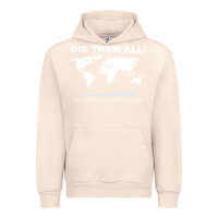 Sandshell Seven Continents Shirt Urban Hoodie - FloraArt