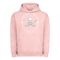 Pigment Salmon Work like a captain party like a pirate Urban Hoodie - FloraArt